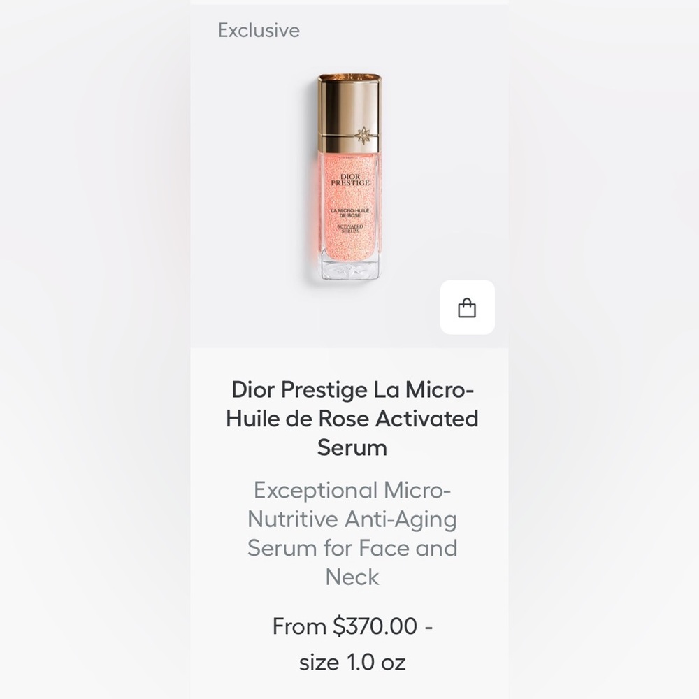 NEW Dior Prestige Serum+Cream VIP Skincare Mini Gift Set - Picture 4 of 9